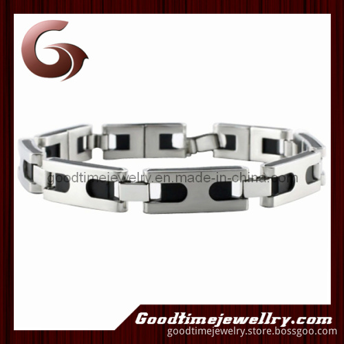 Cubes Stainless Steel Magnetic Bracelet (GSB-803)
